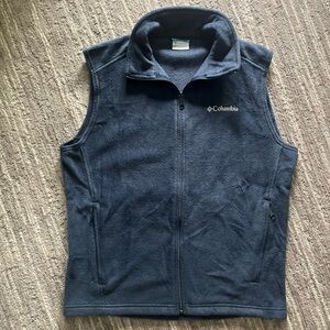Men’s Columbia Fleece Vest (Navy)